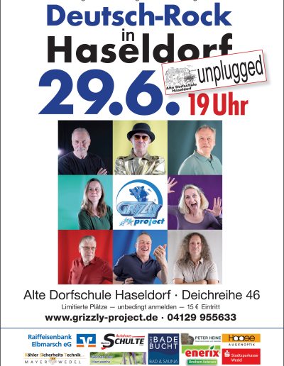 Unplugged Konzert Grizzly-Project in Haseldorf